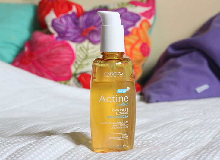 Actine sabonete liquido laranja 140mL acne espinhas facial pele