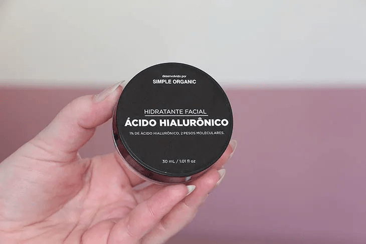 Creme facial com ácido hialurônico para todos os tipos de pele!